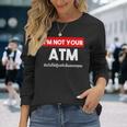 I Am Not Your Atm 面白い タイ語 スクリプト タイ語 長袖Tシャツ 彼女への贈り物