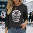 American Motorcycle インディアン バイカー クラブ オートバイ バイカー 長袖Tシャツ 彼女への贈り物