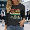 Awesome Dads Do キックボクシング キックボックス キックボクサー 長袖Tシャツ 彼女への贈り物