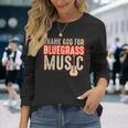 Bluegrass ミュージックギタープレーヤー 面白いバンジョー楽器 長袖Tシャツ 彼女への贈り物