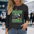Bombardino Crocodilo イタリアンブレイン 面白い クロコダイル ミーム 長袖Tシャツ 彼女への贈り物
