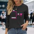 Breast Cancer Me Winner ブラケット インスピレーショナル啓発ギフト 長袖Tシャツ 彼女への贈り物