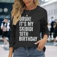 Bruh It's Mykibidi 10歳の誕生日プレゼント 10歳 男の子 長袖Tシャツ 彼女への贈り物