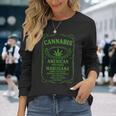 Cannabis アメリカグレード マリファナ インディカ サティバウィード 長袖Tシャツ 彼女への贈り物