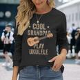 Cool Grandpas Play ウクレレ ウクレレ ミュージックギター 長袖Tシャツ 彼女への贈り物