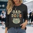 Dad 2025 年生パパ、新米パパ、初めてのパパ 長袖Tシャツ 彼女への贈り物