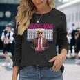 Daddy's Home Pink President Donald Trump House 長袖Tシャツ 彼女への贈り物