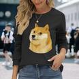 Dogecoin Just Doge 長袖Tシャツ 彼女への贈り物