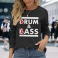 Drum And Bass Rum And Ass 長袖Tシャツ 彼女への贈り物