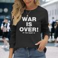 Exclusive War Is Over 限定版 ブラック If You Want It 長袖Tシャツ 彼女への贈り物