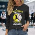 My Favorite Baseball Softball Players Calls Me Nonna Long Sleeve T-Shirt Gifts for Her
