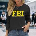 Fbi連邦捜査官事務所 長袖Tシャツ 彼女への贈り物