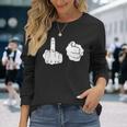 Fuck You シャツ 中指ポインティング Fuk You FUck You 長袖Tシャツ 彼女への贈り物