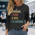Italian First Name Giordano 長袖Tシャツ 彼女への贈り物