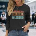 Quote Retro Civil Engineer 長袖Tシャツ 彼女への贈り物