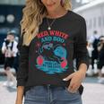 Summerween Red White And Boo 4Th Of July Matching Long Sleeve T-Shirt Gifts for Her
