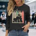 Gorilla ゴリラ 長袖Tシャツ 彼女への贈り物