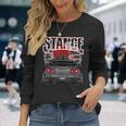 ブラック Gt R 34 Jdm スカイラインチューナー レーシングスタンス カードリフト 長袖Tシャツ 彼女への贈り物