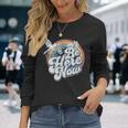 Be Here Now レトロ ヴィンテージ スピリチュアル マインドフルネス 長袖Tシャツ 彼女への贈り物