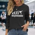 Hombre Gran Kajukenbo Evolución Karate Judo Kenpo Boxeo Camiseta de manga larga Regalos para ella