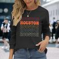 Houston ヒューストン 長袖Tシャツ 彼女への贈り物