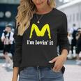 I'm Lovin' It ユーモラスな攻撃的なイヌエンド 長袖Tシャツ 彼女への贈り物