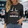 Jagdpanther ハンティング パンサー ドイツ戦車 デストロイヤー 長袖Tシャツ 彼女への贈り物