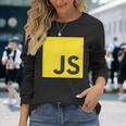 Javascript Js React AngularjsueJs NodeJs プログラマーオタク 長袖Tシャツ 彼女への贈り物
