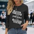 Judo Judoka アスリート向けギフト 柔道武道 長袖Tシャツ 彼女への贈り物