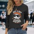 Just A Boy Who Lovesushis ushi Lover キッズ ボーイズ ティーン 長袖Tシャツ 彼女への贈り物