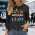 Life Is 100 Percent Better With A 1Jz-Gte 長袖Tシャツ 彼女への贈り物