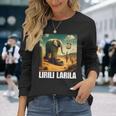 Lirili Larila イタリアのブレインロットミーム 長袖Tシャツ 彼女への贈り物