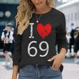 I Love 69 長袖Tシャツ 彼女への贈り物