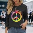 Love Peace 60年代70年代ヒッピーコスチューム Love Peace 長袖Tシャツ 彼女への贈り物