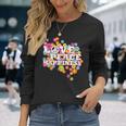 Love Peace Happiness 60年代70年代ヒッピーフラワーパワー 長袖Tシャツ 彼女への贈り物