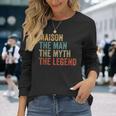 Maison The Man The Myth The Legend 長袖Tシャツ 彼女への贈り物