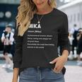 Mika 美佳 長袖Tシャツ 彼女への贈り物
