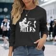 Miles Jazz Wisdom トランペットミュージシャン 1色 長袖Tシャツ 彼女への贈り物