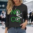 No Co2 サイクリング 気候変動対策 グリーンエネルギー Mtb 長袖Tシャツ 彼女への贈り物