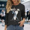 Number And Portrait Bobby Witt Jr Kansas City Mlbpa 長袖Tシャツ 彼女への贈り物