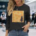 Orange Cat 長袖Tシャツ 彼女への贈り物