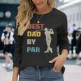メンズ Par Golf Best Dad 長袖Tシャツ 彼女への贈り物
