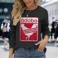 Pinoy シャツ ダメージ加工 チキン Adobo フィリピンシャツ 長袖Tシャツ 彼女への贈り物