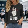 Powered By Kpop Rabbit韓国ポップマーチ K-Popグッズ 長袖Tシャツ 彼女への贈り物