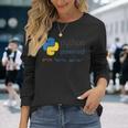 Pythonプログラマーティーコンピューター開発者 長袖Tシャツ 彼女への贈り物