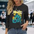 Retro Brazilian Jiu Jitsu And Bjj Camiseta de manga larga Regalos para ella
