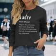 Rusty ネームシャツ 長袖Tシャツ 彼女への贈り物