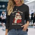 Santa's Favorite ソフトウェア開発者 面白いクリスマスサンタ 長袖Tシャツ 彼女への贈り物