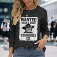Schrodinger's Cat Wanted Physics シャツ 理科教師 長袖Tシャツ 彼女への贈り物