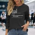Sensei Coach Definition Camiseta de manga larga Regalos para ella